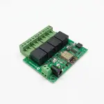 برد رله 4 کانال 12 ولت 10 آمپر WiFi با هسته ESP-12F