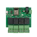 برد رله 4 کانال 12 ولت 10 آمپر WiFi با هسته ESP-12F
