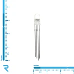 ال ای دی 5 میلی متر مات RGB کاتد مشترک