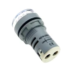ولت متر پنلی AC چراغ سیگنالی سفید دایره ای با قطر 22mm