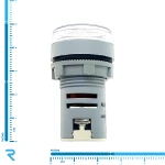 ولت متر پنلی AC چراغ سیگنالی سفید دایره ای با قطر 22mm