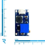 ماژول مبدل DC به DC افزاینده 28-5 ولت 2 آمپر مدل MT3608 دارای ورودی میکرو USB