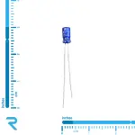 خازن 2.2 میکرو فاراد 50 ولت 6*3