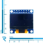 ماژول نمایشگر OLED زرد-آبی 0.96 اینچ دارای رابط 7 پین (SPI/I2C)