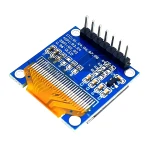 ماژول نمایشگر OLED زرد-آبی 0.96 اینچ دارای رابط 7 پین (SPI/I2C)