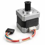 استپ موتور 24 - 12 ولت 1.8 درجه NEMA17 مدل 17HD8001 بازسازی شده