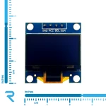 ماژول نمایشگر OLED آبی 0.96 اینچ دارای ارتباط I2C با درایور SSD1306